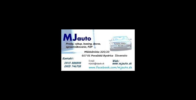 MJAUTO AUTOBAZÁR